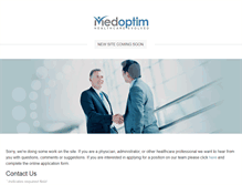 Tablet Screenshot of medoptim.com